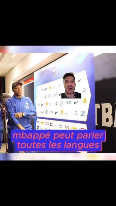 MBAPPÉ PARLE 15 LANGUES 👏