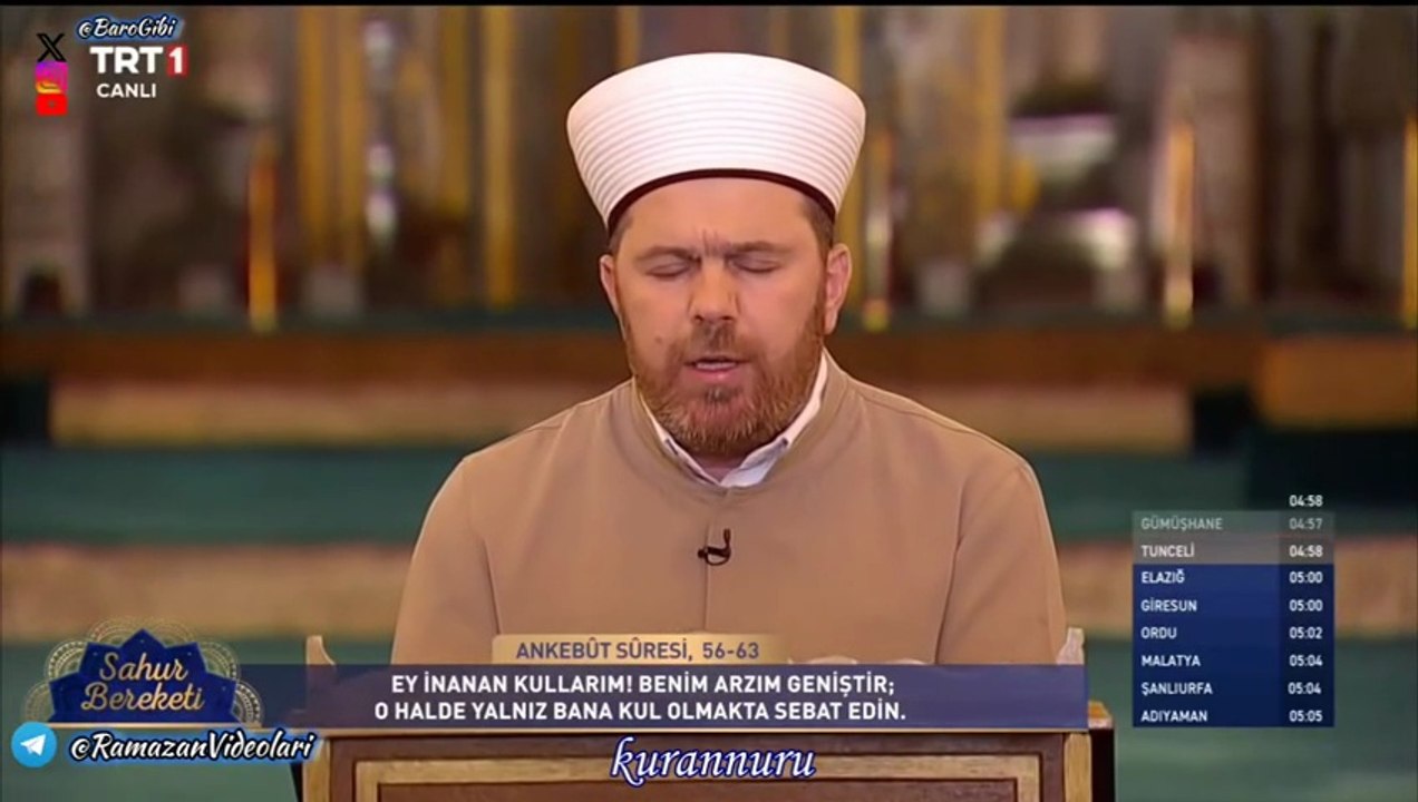 Yusuf Yılmaz Ankebut Ramazan-29 2026