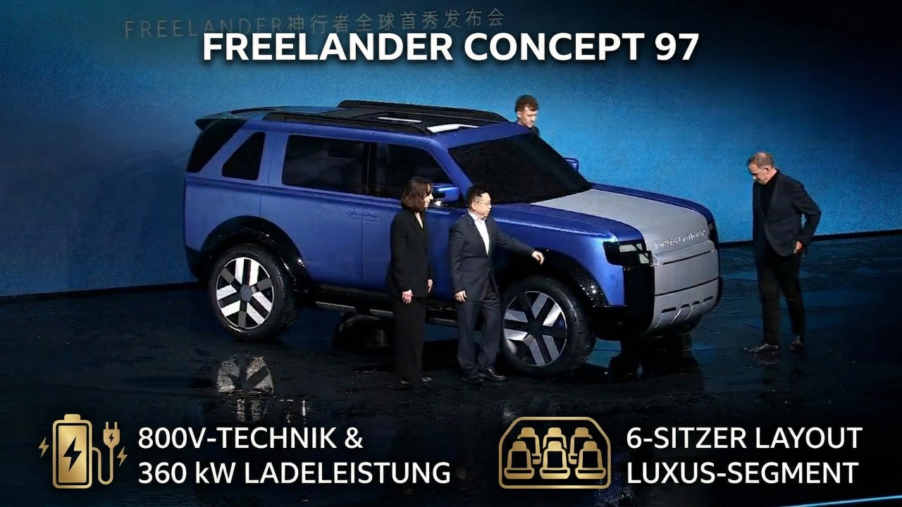 Weltpremiere | Freelander Concept 97 Live Reveal: Comeback als Elektro-SUV