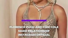 Florence Pugh and her boyfriend Finn Cole have made their relationship Instagram official