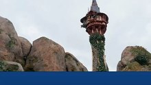 Corvos “invadem” torre de Rapunzel em parque da Disney no Japão