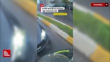 İstanbul trafiğinde sinirler gerildi: Motosiklet sürücüsüne taciz ve hakaret