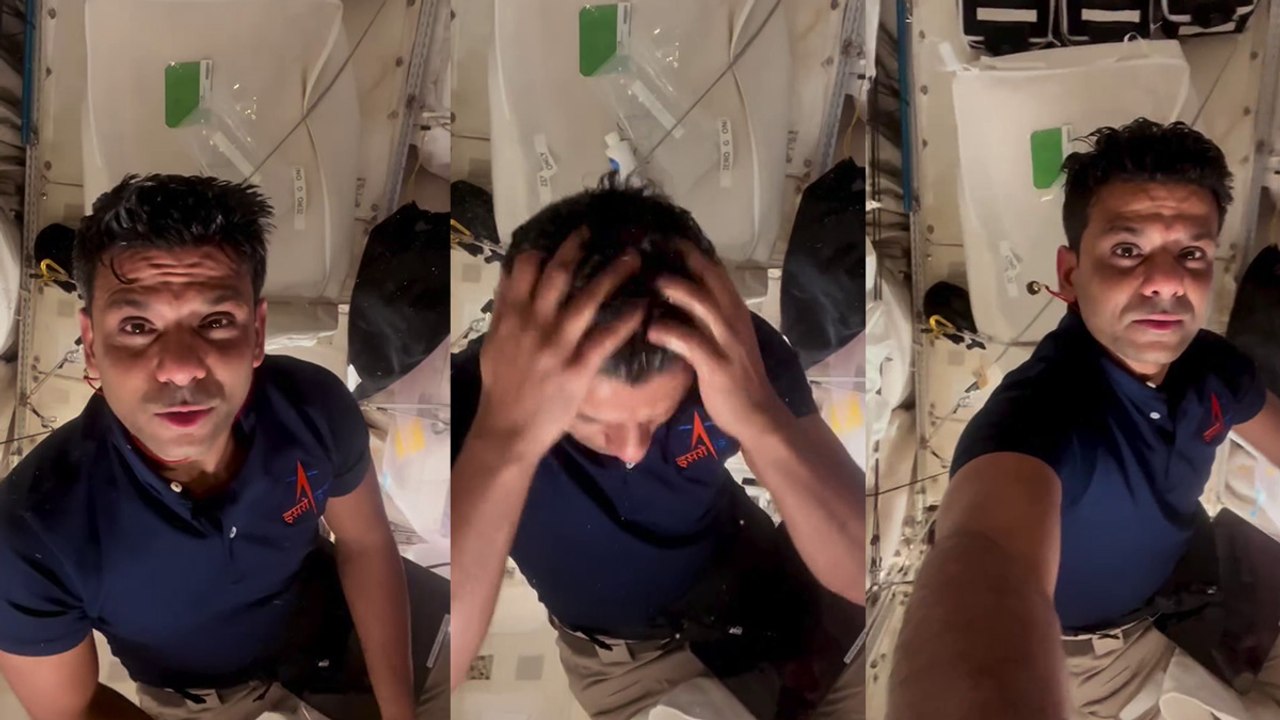 How Astronauts Wash Hair in Space | Shubhanshu Shukla’s Fun Demo from ISS