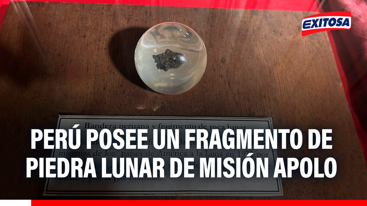 Perú alberga un fragmento de piedra lunar obsequiado por la NASA