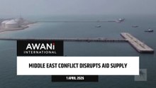 Middle East conflict disrupts aid supply