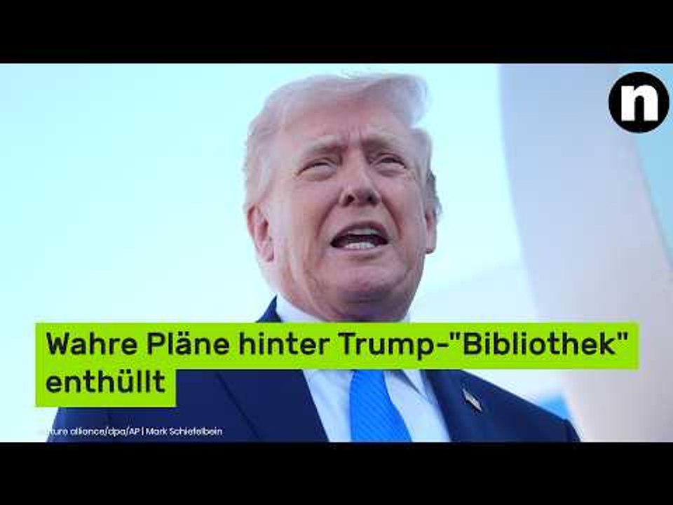 Wahre Pläne hinter Trump-'Bibliothek' enthüllt - Luxusprojekt schürt Korruptionsverdacht