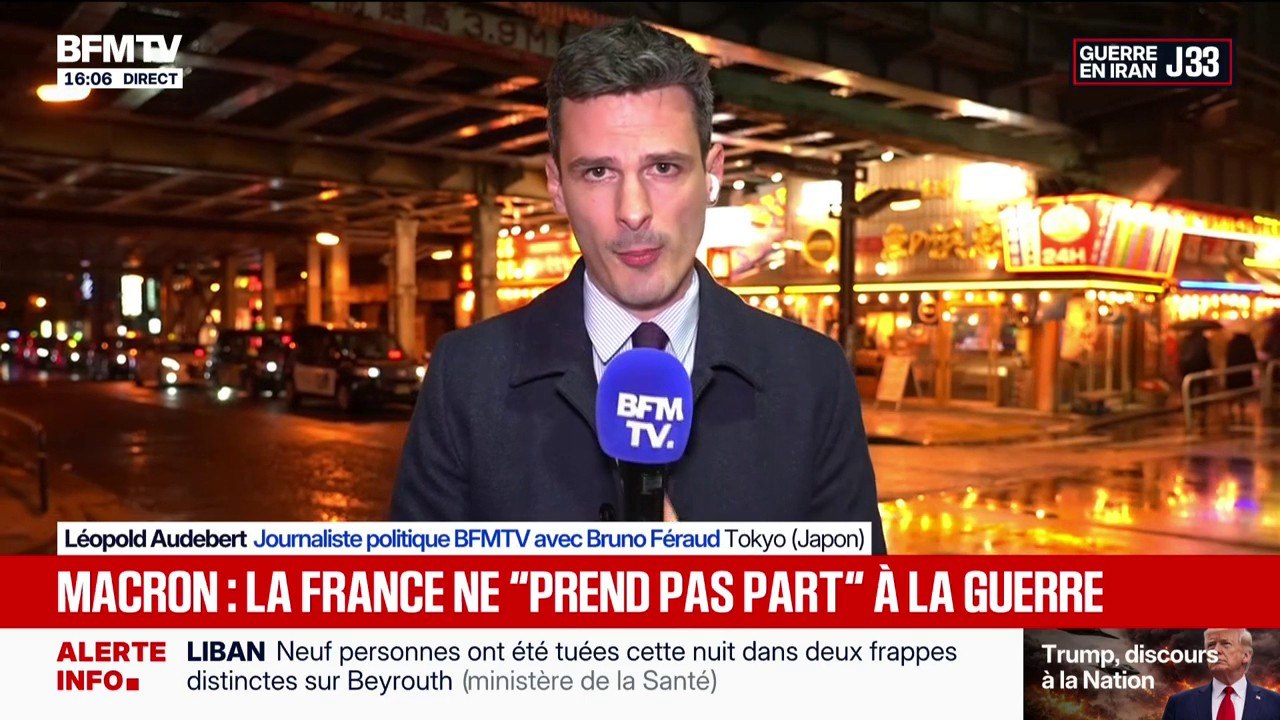 La France "ne prend pas part" à la guerre: Emmanuel Macron répond aux critiques de Donald Trump