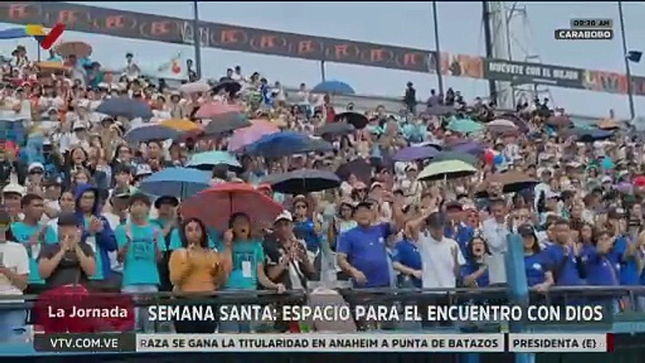 Carabobo | Feligreses se congregan para recordar la obra de amor de Jesús en la Semana Mayor