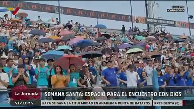 Carabobo | Feligreses se congregan para recordar la obra de amor de Jesús en la Semana Mayor