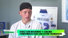 Gianluca Prestianni: "Estoy muy agradecido al Club que me creyó y me apoyó"