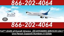 ◥✥◤✿Official GUIDE⚛ How Do I Contact Kuwait Airways Customer Support✿◢✥◣