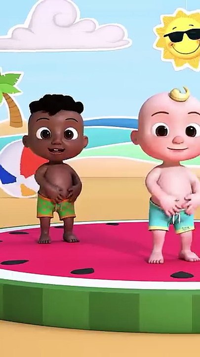 Belly Button Song Dance! Learn about the Body! CoComelon
