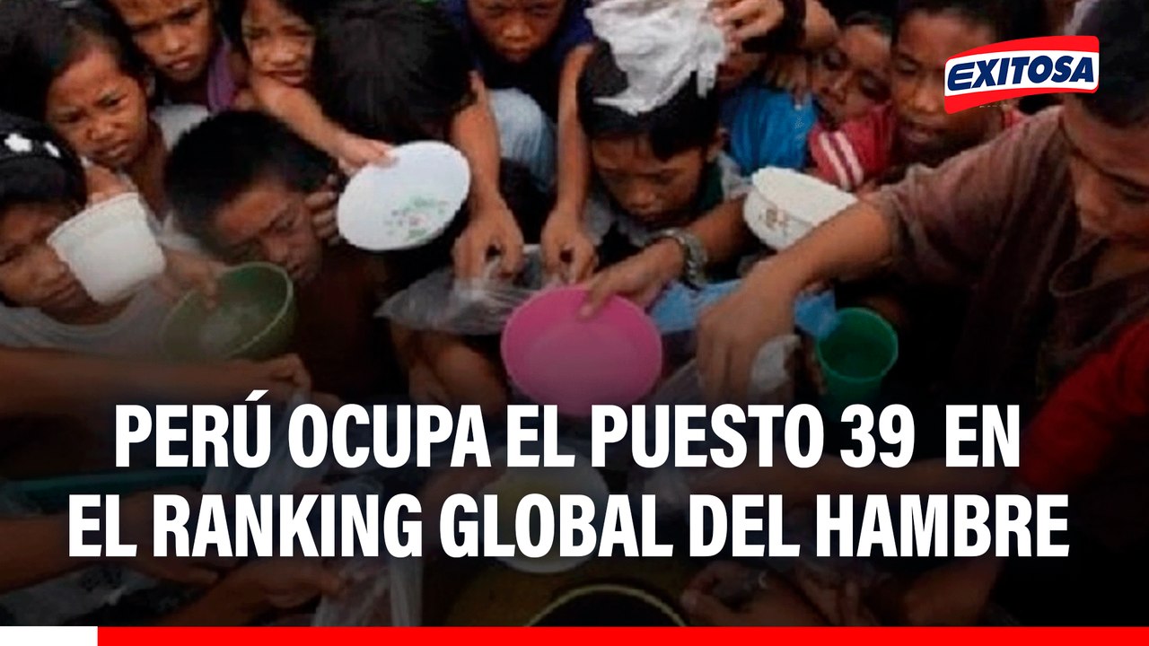 Alarmantes cifras: Perú ocupa el puesto 39 en RANKING GLOBAL del hambre