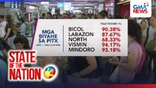 Mga pasahero sa PITX, umabot sa mahigit 179,000; sapat naman ang mga bus | SONA