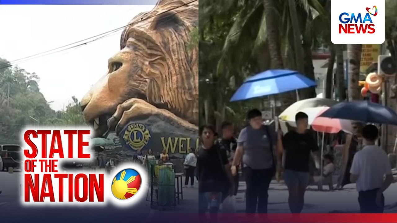 Dami ng mga bakasyunista sa Baguio City, bahagyang nabawasan | SONA