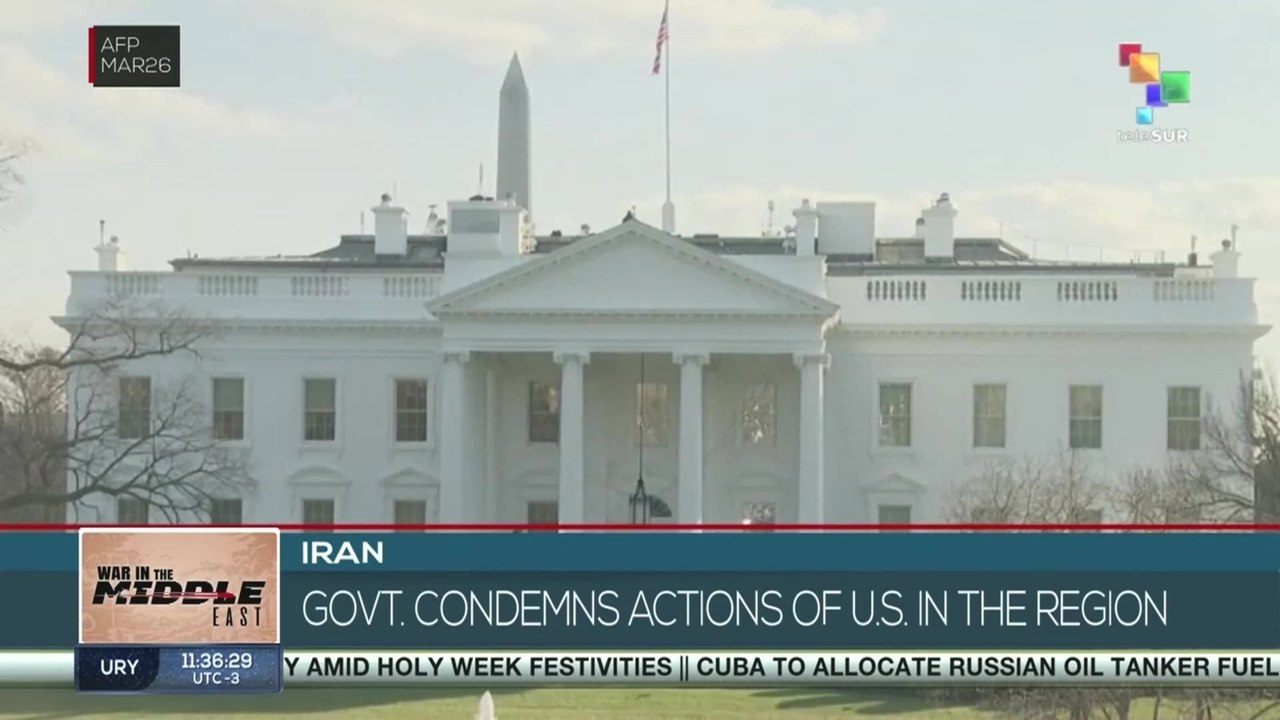 Iranian govt. condemns actions of U.S. in the region