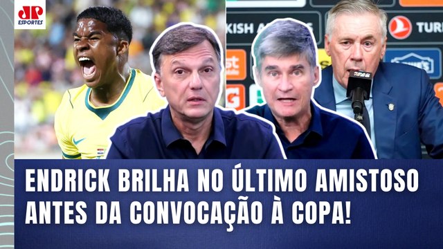 ISSO PRECISA SER DITO! O ENDRICK TOMOU UMA ATITUDE que... SELEÇÃO, ANCELOTTI E COPA GERAM DEBATE!