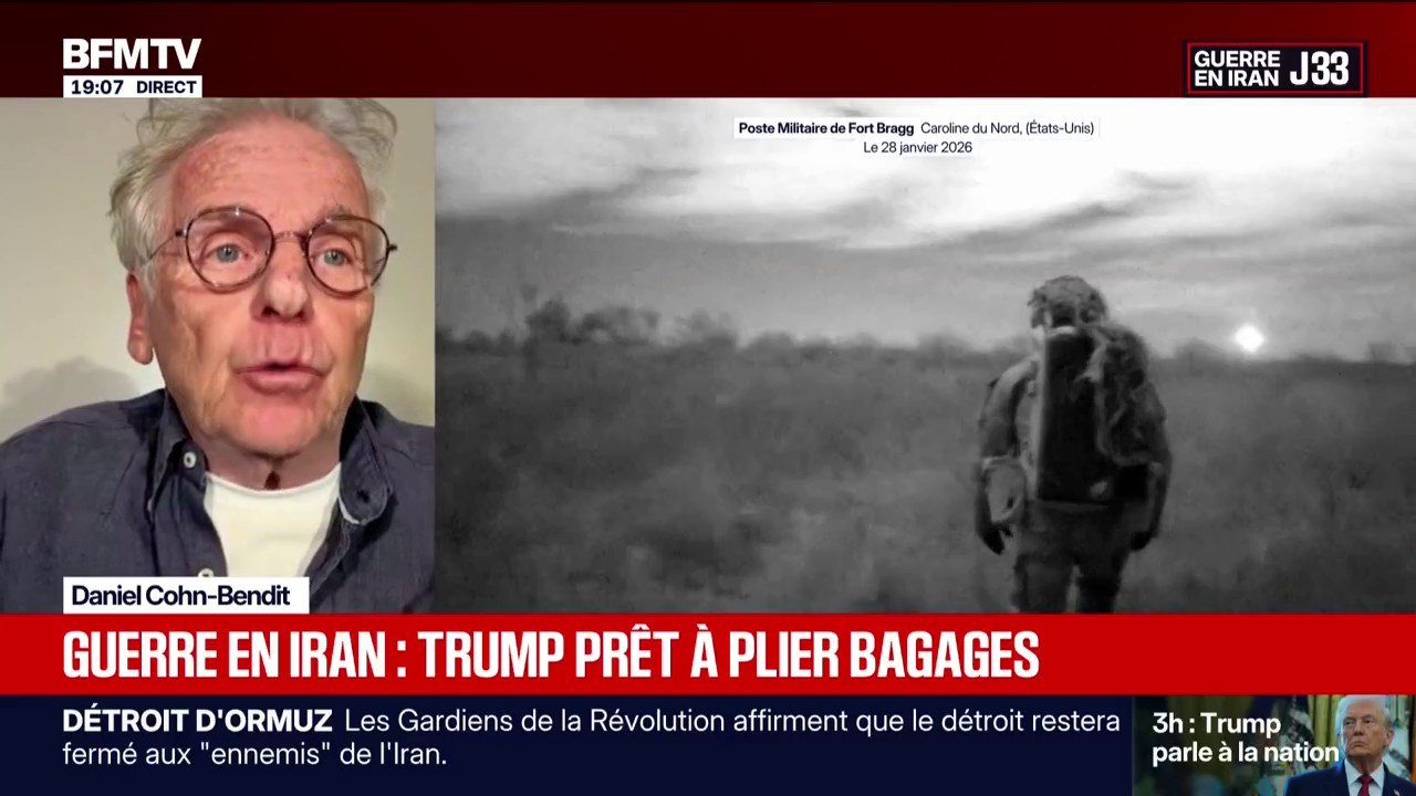 Guerre au Moyen-Orient: "On assiste à une chronique d'une défaite annoncée de Donald Trump", affirme Daniel Cohn-Bendit