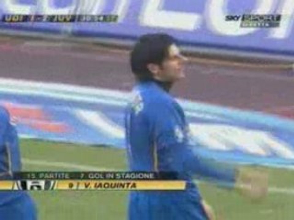 Udinese-Juventus 1-2 (Gol di Vincenzo Iaquinta)