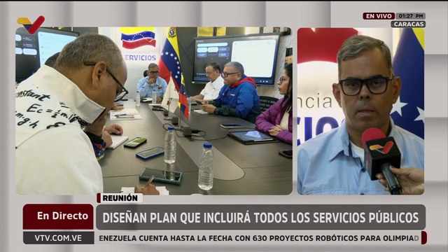 Autoridades nacionales diseñan plan para la optimización de todos los servicios públicos del país
