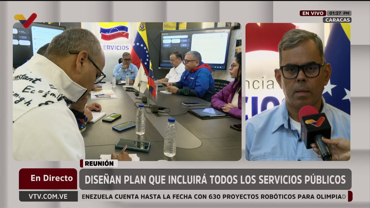 Autoridades nacionales diseñan plan para la optimización de todos los servicios públicos del país