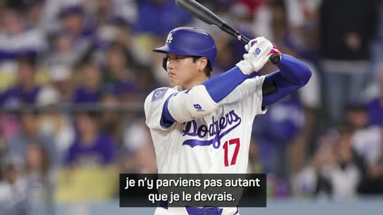 Dodgers - Ohtani : "Je ne suis pas complètement satisfait"