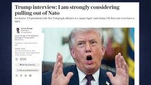 트럼프, "나토는 '종이호랑이'...탈퇴 강력 검토" / YTN