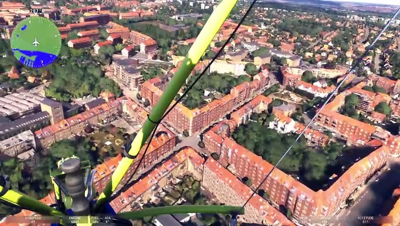 Microsoft flight Simulator 2024. Århus