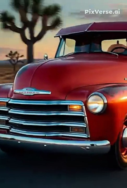 Chevrolet truck in route 66
