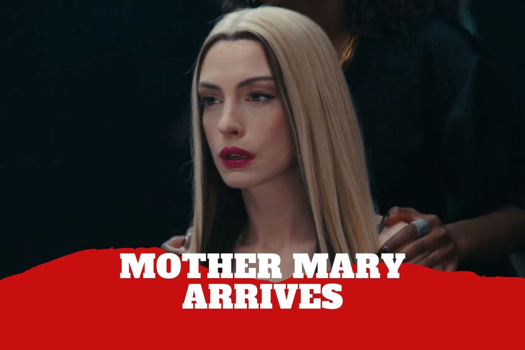 Anne Hathaway stuns in first look at “Mother Mary” with new single release