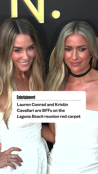 Lauren Conrad and Kristin Cavallari are BFFs on the 'Laguna Beach' Reunion Red Carpet