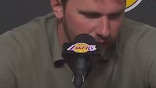 El análisis de Doncic en perfecto español del vestuario de los Lakers