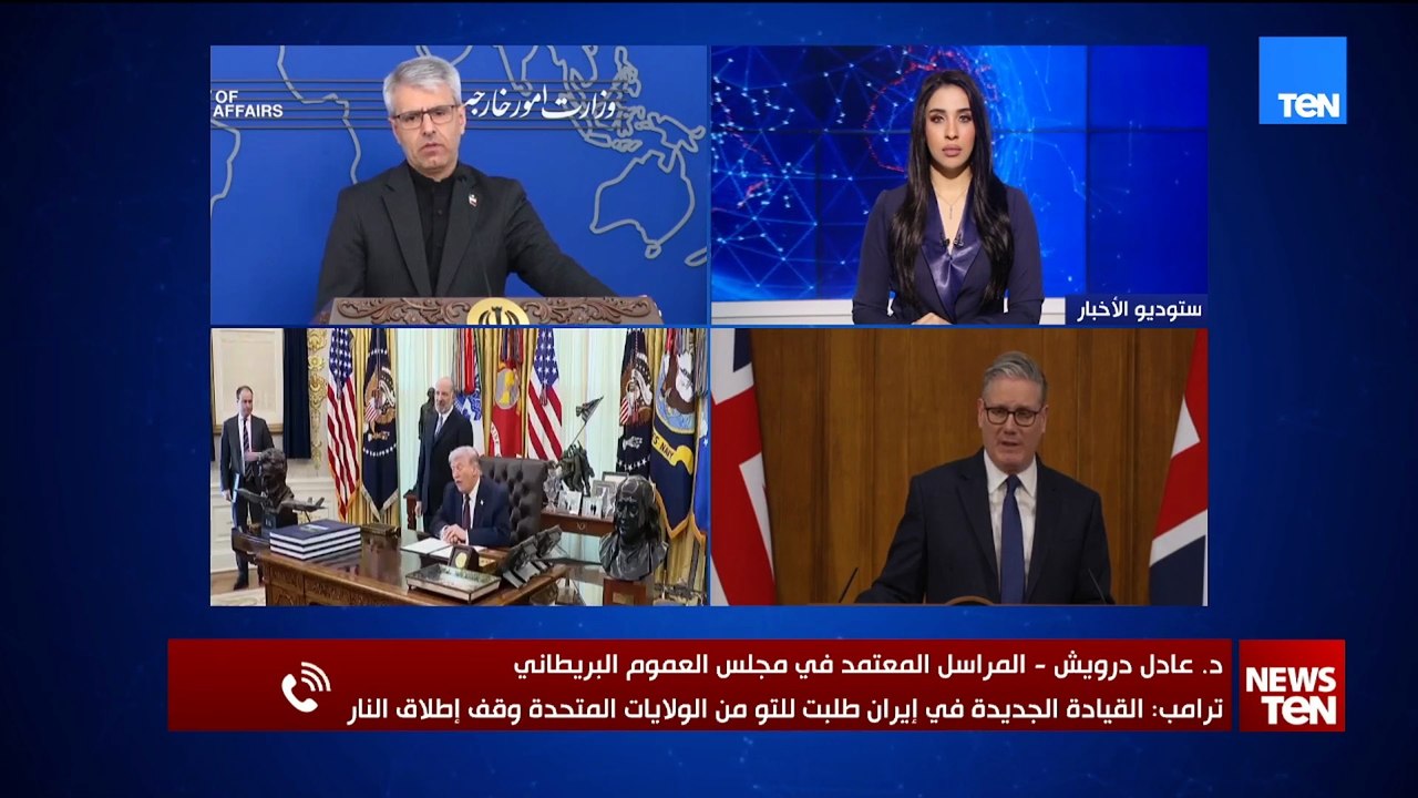 عادل درويش المراسل المعتمد بمجلس العموم البريطاني يكشف رد فعل لندن والناتو بعد تهديد ترمب بالانسحاب