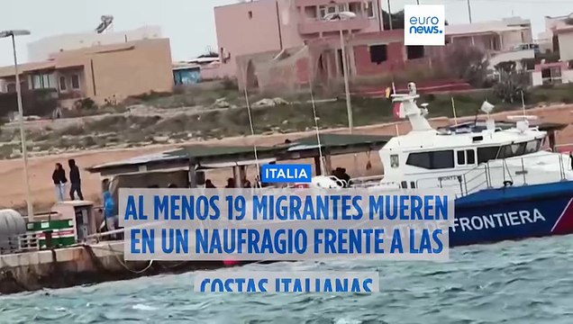 Decenas de migrantes mueren en varios naufragios frente a las costas de Italia y Turquía