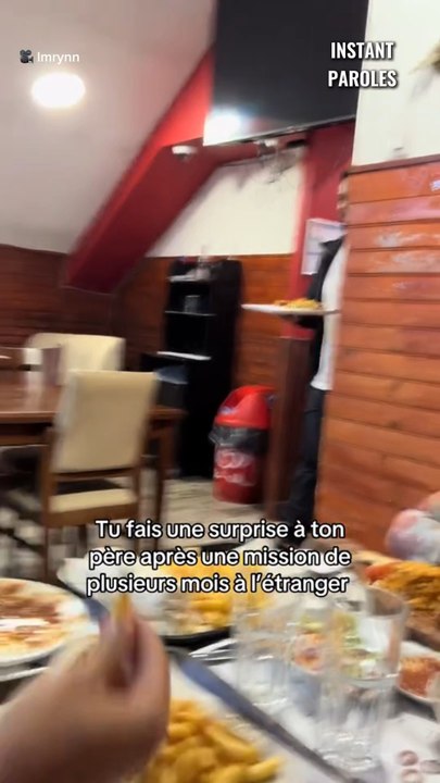 Les retrouvailles entre ce père et son fils après plusieurs mois