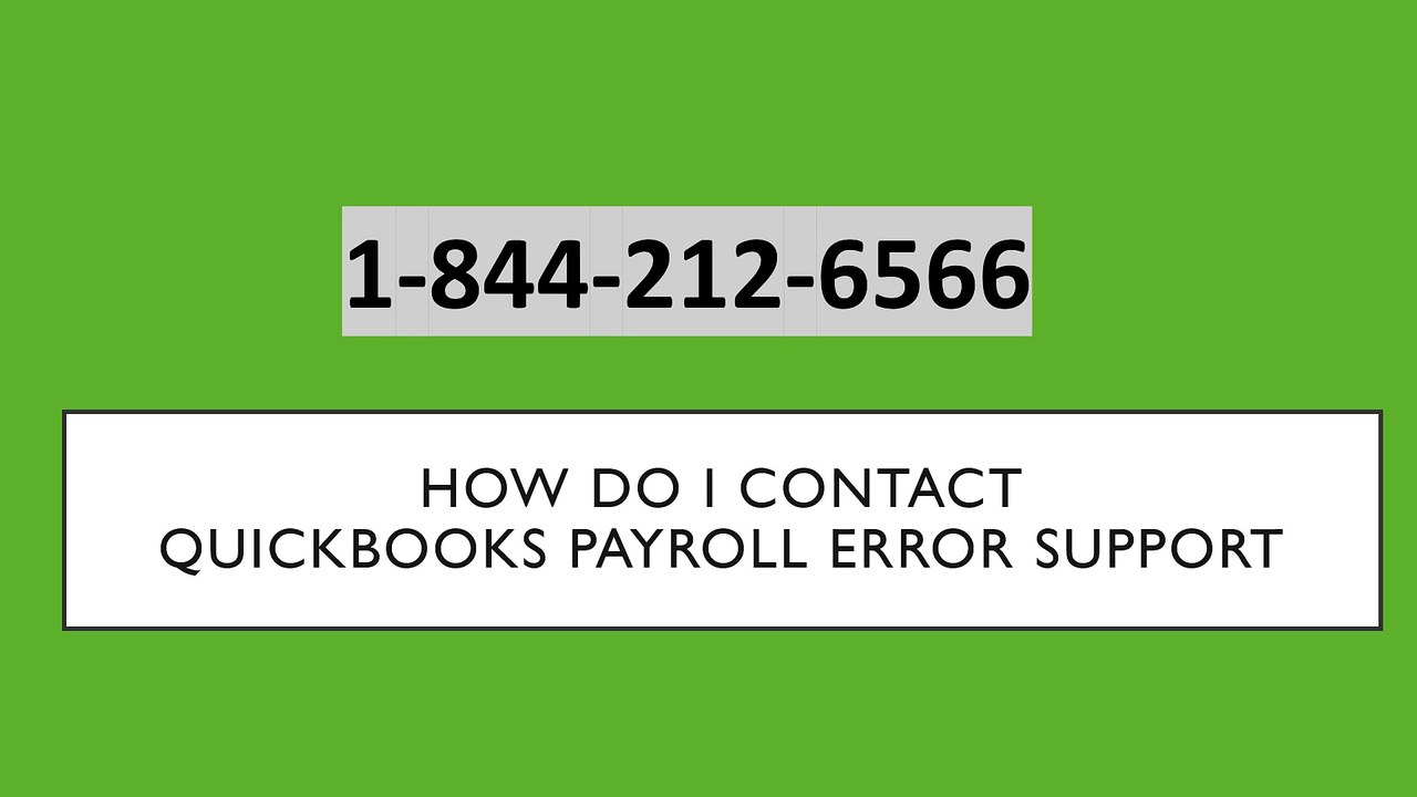 〣⟪❇Full GUIDE❇⟫〣 QuickBooks Payroll Error Support Number