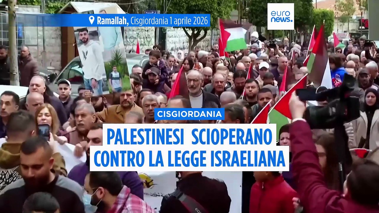 Negozi chiusi in tutta la Cisgiordania per lo sciopero generale contro la legge israeliana sulla pena di morte per i palestinesi