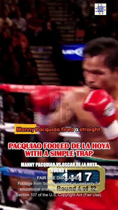 Manny Pacquiao's body shot SET UP a BRUTAL RIGHT HAND!