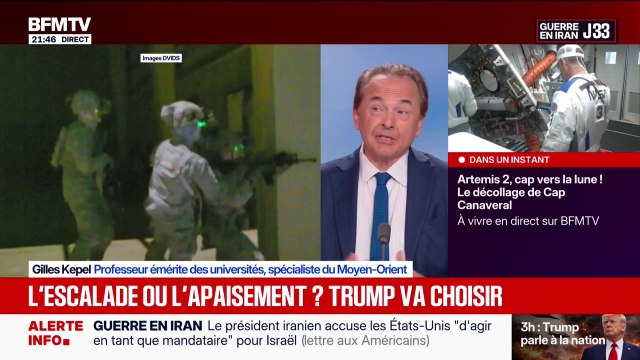 Guerre au Moyen-Orient: Je ne suis même pas sûr que Donald Trump sache véritablement ce qu'il va faire ce soir , déclare Gilles Kepel, spécialiste du Moyen-Orient