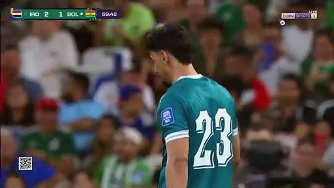 تصفيات آسيا المؤهلة لكأس العالم 2026   العراق  بوليفيا   الملحق  العالمي  الاياب  الشوط الثاني 2026-04-01