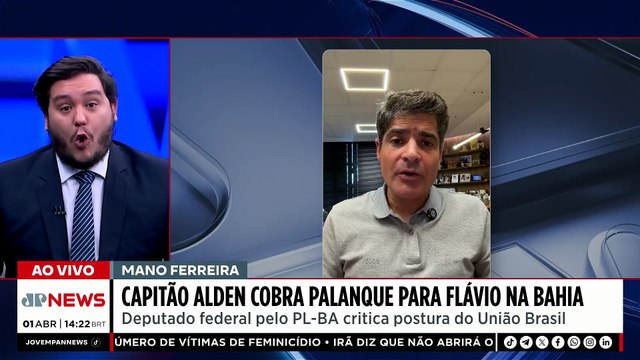 Capitão Alden cobra ACM Neto sobre apoio a Flávio Bolsonaro na Bahia