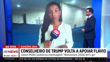 Conselheiro de Trump volta a apoiar Flávio Bolsonaro para presidência