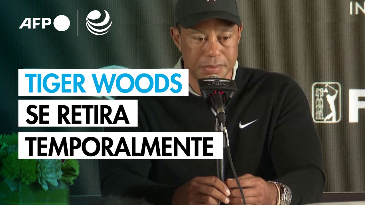 Tiger Woods se retira temporalmente tras su accidente para "buscar tratamiento"