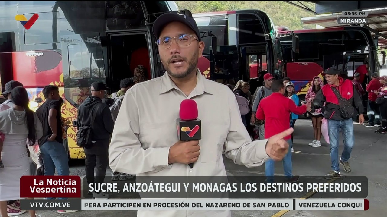 Estados Anzoátegui, Sucre, Monagas y Bolívar destacan como destinos favoritos entre los mirandinos