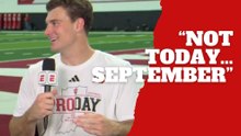 Fernando Mendoza explains his Pro Day mindset and why September matters more