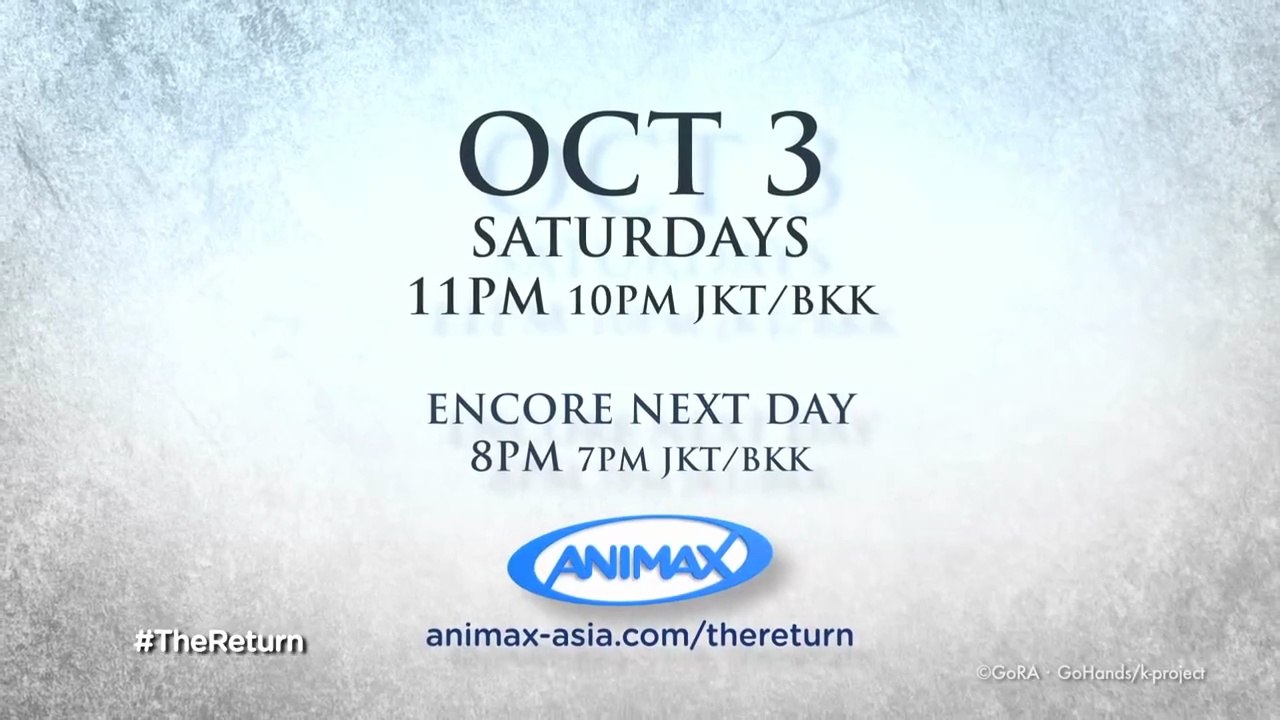 K : Return of Kings - Same Day as Japan