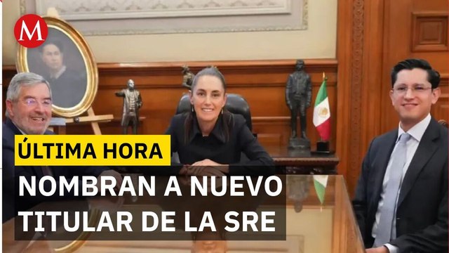 Roberto Velasco asume cargo como titular de la Secretaría de Relaciones Exteriores