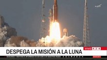 Así despegó la misión a la Luna