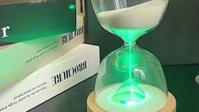 Hourglass Night Light 15 Minutes Timer Sleep Aid Sand Clock