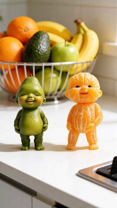 AI Fruit Babies Dancing Macarena | Oddly Satisfying?